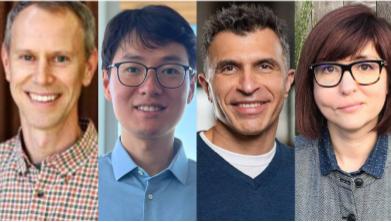 Headshots of GREGoR DCC members: Ben Heavner, Guanghao Qi, Ali Shojaie and Marsha Wheeler